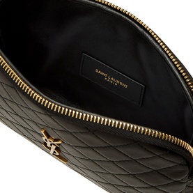 Gaby Quilted Chain Pouch Bag