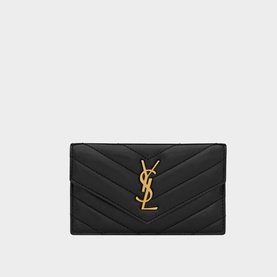 Cassandre Matelass&eacute; Fragments Flap Card Case