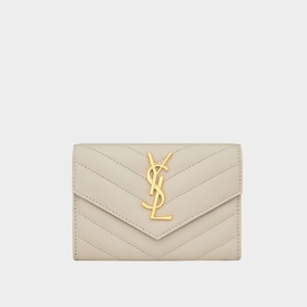 Cassandre Small Quilted Envelope Wallet