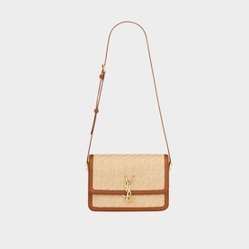 Solferino Medium Raffia Satchel