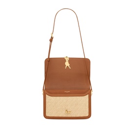 Solferino Medium Raffia Satchel