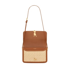 Solferino Medium Raffia Satchel