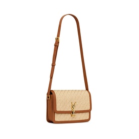Solferino Medium Raffia Satchel