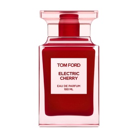TOM FORD Electric Cherry Eau de Parfum 100ml, red glass bottle with pink cap and red label