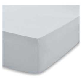 200 Thread Count Cooling Tencel Fitted Sheet Silver