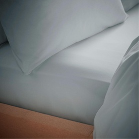 200 Thread Count Cooling Tencel Fitted Sheet Silver