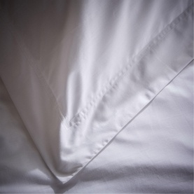200 Thread Count Cooling Tencel Oxford Pillowcase White