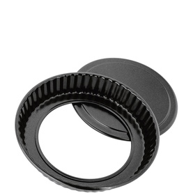 Non-Stick Fluted Flan Tin With Loose Base 20cm