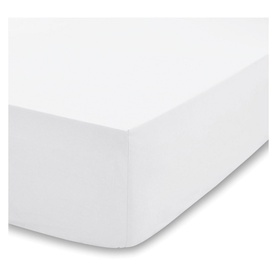 200 Thread Count Cooling Tencel Fitted Sheet White