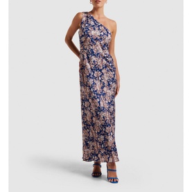 Cooper Asymmetrical Satin Dress