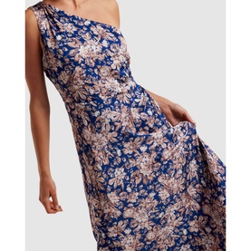 Cooper Asymmetrical Satin Dress