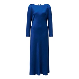 Mara Cowl Back Satin Midi Dress