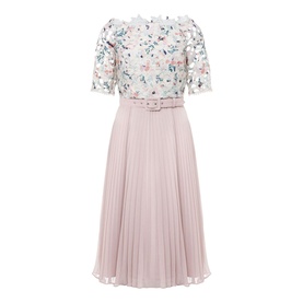 Franky Floral Lace Bardot Dress