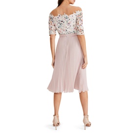 Franky Floral Lace Bardot Dress