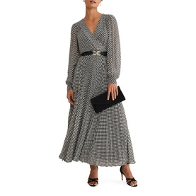 Carmen Check Maxi Dress