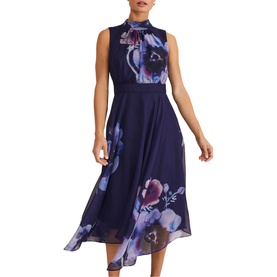 Lucinda Floral Chiffon Dress