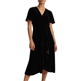 Julissa Ruffle Wrap Dress