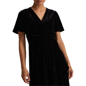 Julissa Ruffle Wrap Dress