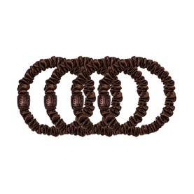 Four Pack Silk Skinny Scrunchies