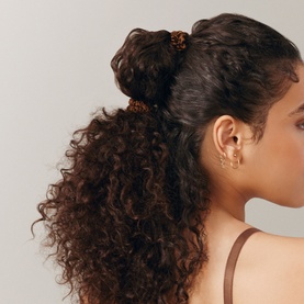 Four Pack Silk Skinny Scrunchies