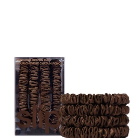 Four Pack Silk Skinny Scrunchies