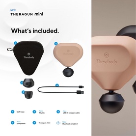 Theragun Mini Portable Percussive Therapy Massage Gun (2nd Generation)