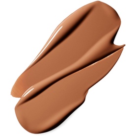 MAC Studio Fix Every-Wear All-Over Face Pen concealer swatch in medium-tan shade, showing creamy liquid texture, 12ml