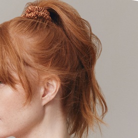 Four Pack Silk Skinny Scrunchies