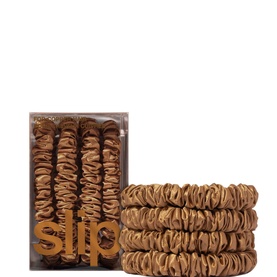 Four Pack Silk Skinny Scrunchies