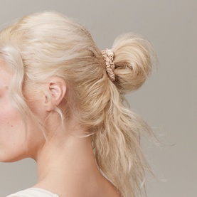 Four Pack Silk Skinny Scrunchies