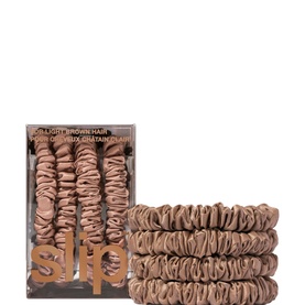 Four Pack Silk Skinny Scrunchies