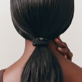 Four Pack Silk Skinny Scrunchies