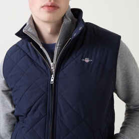 Quilted Windcheater Gilet