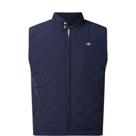 Quilted Windcheater Gilet