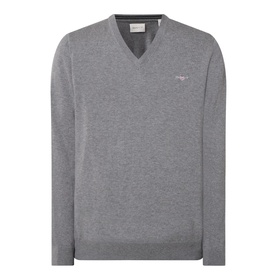 Classic Cotton V-Neck Sweater