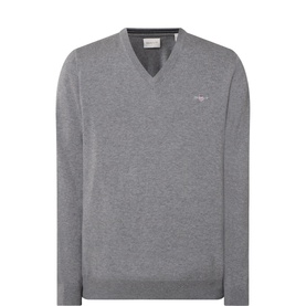 Classic Cotton V-Neck Sweater