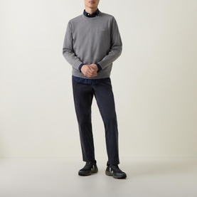 Classic Cotton Crew Neck Sweater