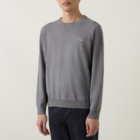 Classic Cotton Crew Neck Sweater