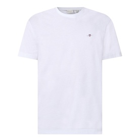 Shield Logo Round Neck T Shirt