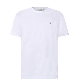 Shield Logo Round Neck T Shirt