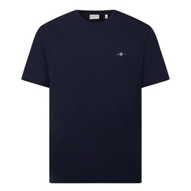 Shield Logo Round Neck T Shirt