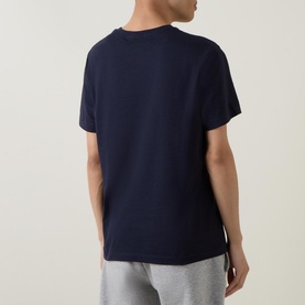 Shield Logo Round Neck T Shirt