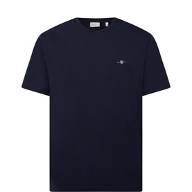 Shield Logo Round Neck T Shirt