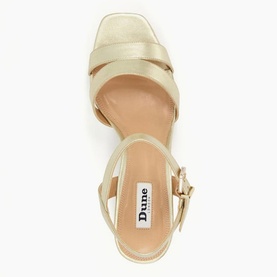 Molten Leather Block Heels