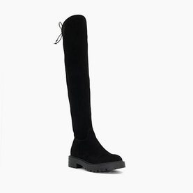 Thorne Suede Flat Over-The-Knee Boots