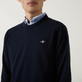 Classic Cotton Crew Neck Sweater