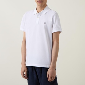Shield Logo Pique Polo Shirt