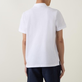Shield Logo Pique Polo Shirt
