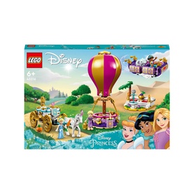 LEGO Disney Princess Enchanted Journey set, multi-coloured, featuring hot air balloon, Cinderella's carriage and Jasmine scene, 320 pieces, age 6+