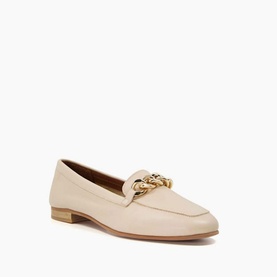 Goldsmith Chain-Trim Leather Loafers